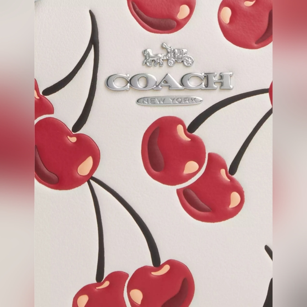 Coach Mini Jamie Camera Bag With Cherry Print - Picture 5 of 11